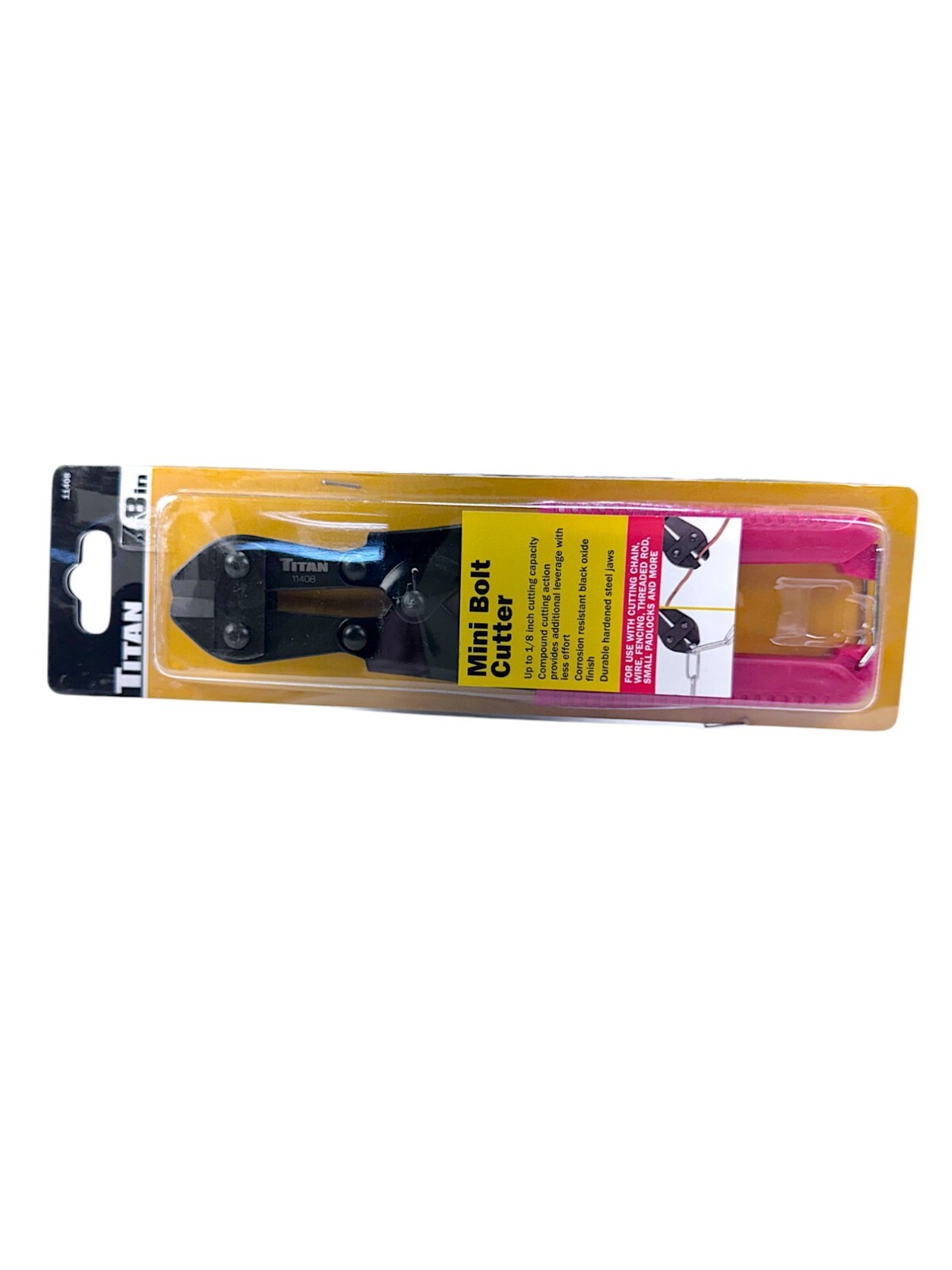 TITAN 11408 Tools Mini Bolt Cutter, 8 Inch