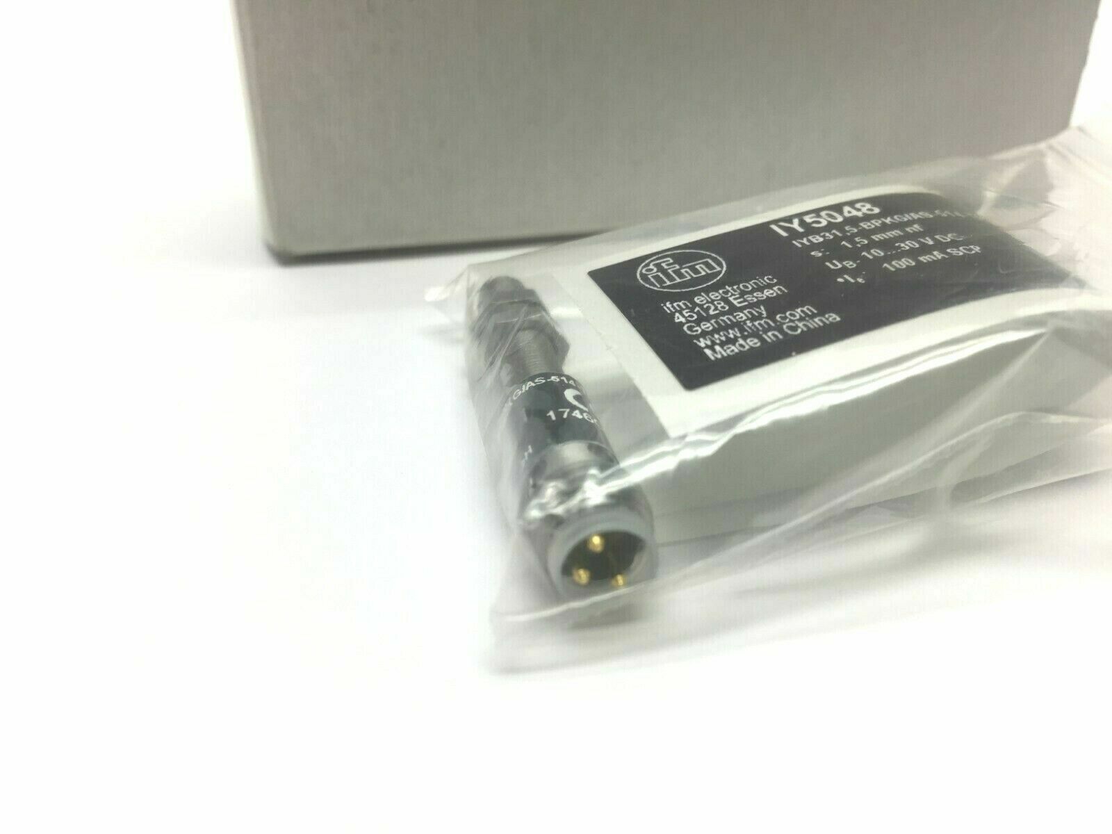 IFM IY5048 Proximity Sensor 10...30 DC New