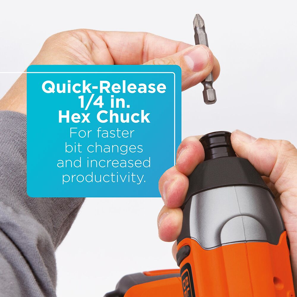 BLACK+DECKER 20V MAX* Cordless Drill and Impact Driver - BD2KITCDDI