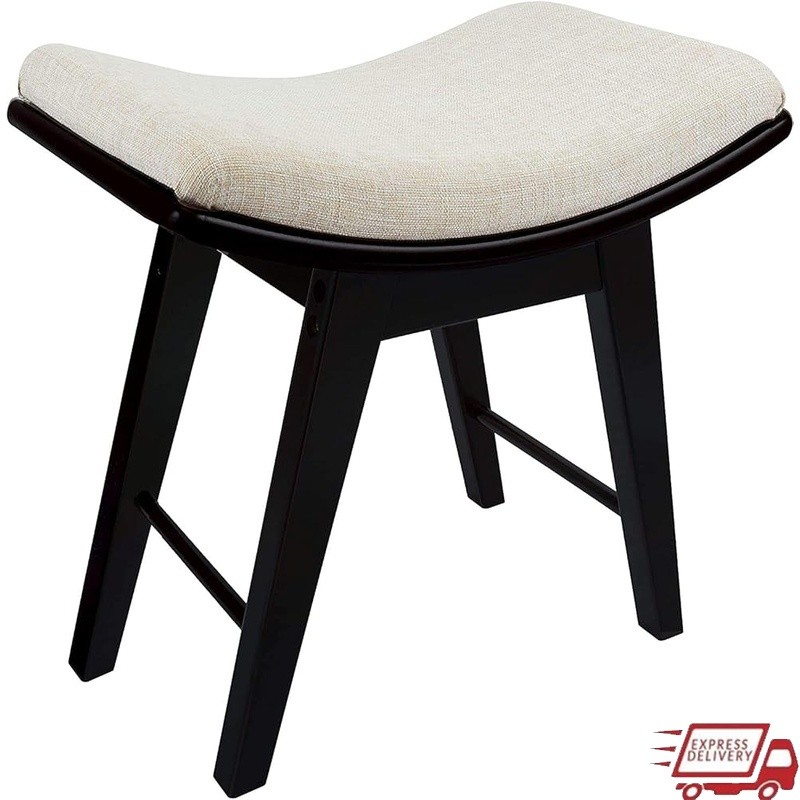 Durable Eco-Friendly Vanity Stool Ergonomic Comfortable Seat Easy Assembly New
