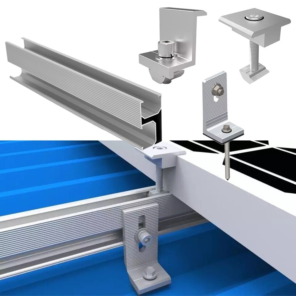 Solar Rail Alu Mounting Rail Solar Panel PV Profile Solar System Accessories