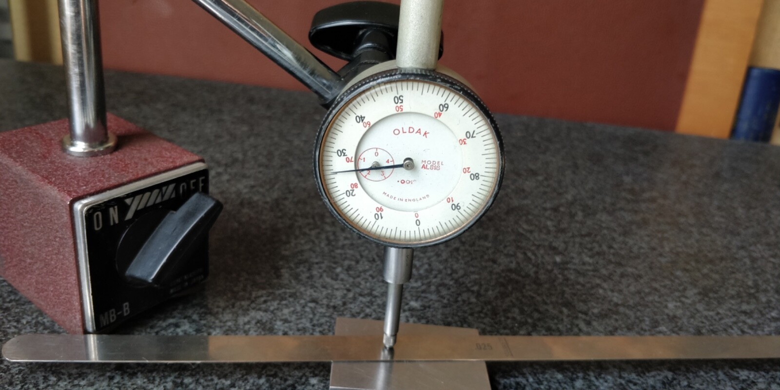 TESTED ~ Oldak Indicator with YMZ Magnetic stand
