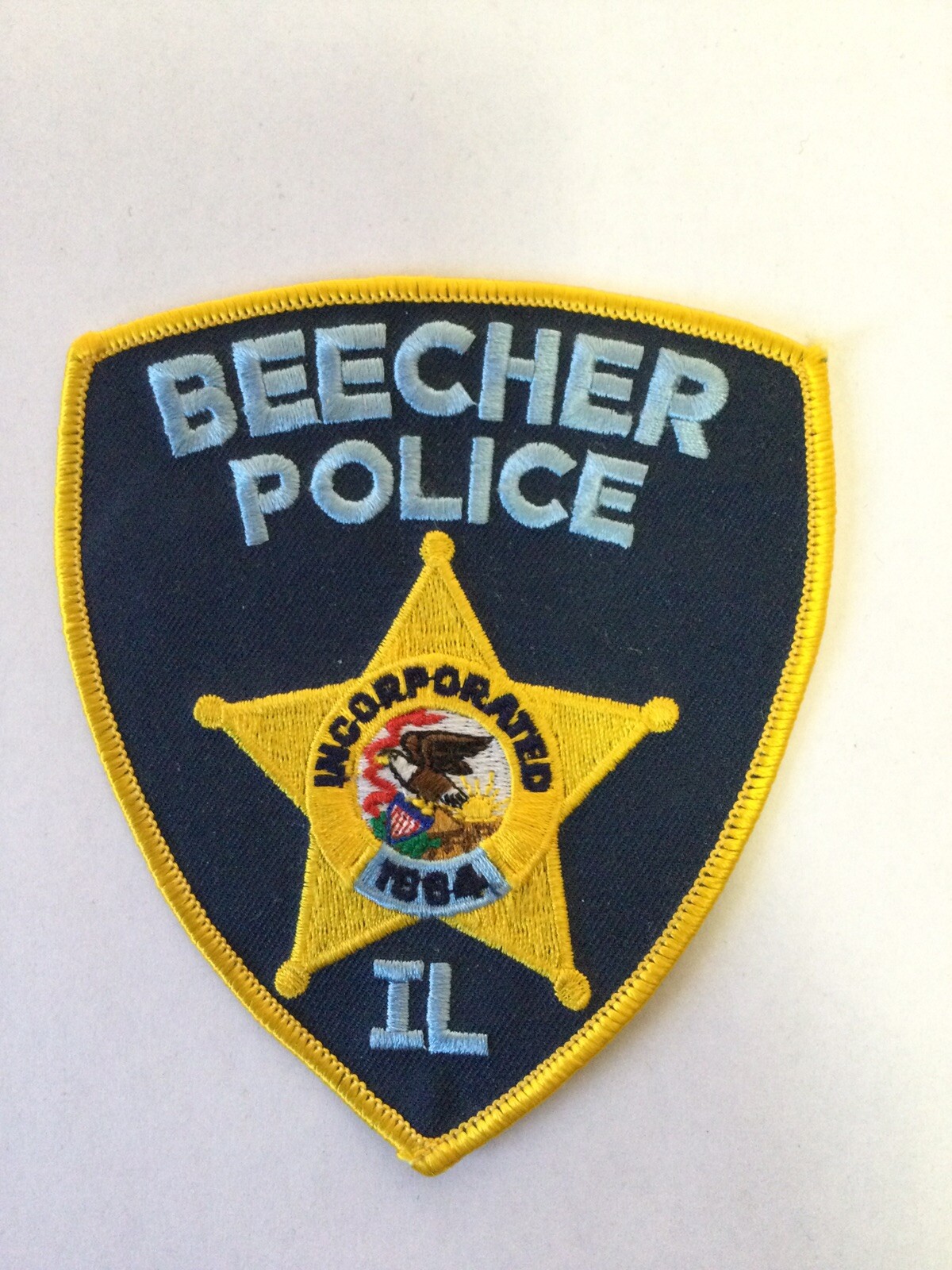 BEECHER ILLINOIS IL Police Patch.
