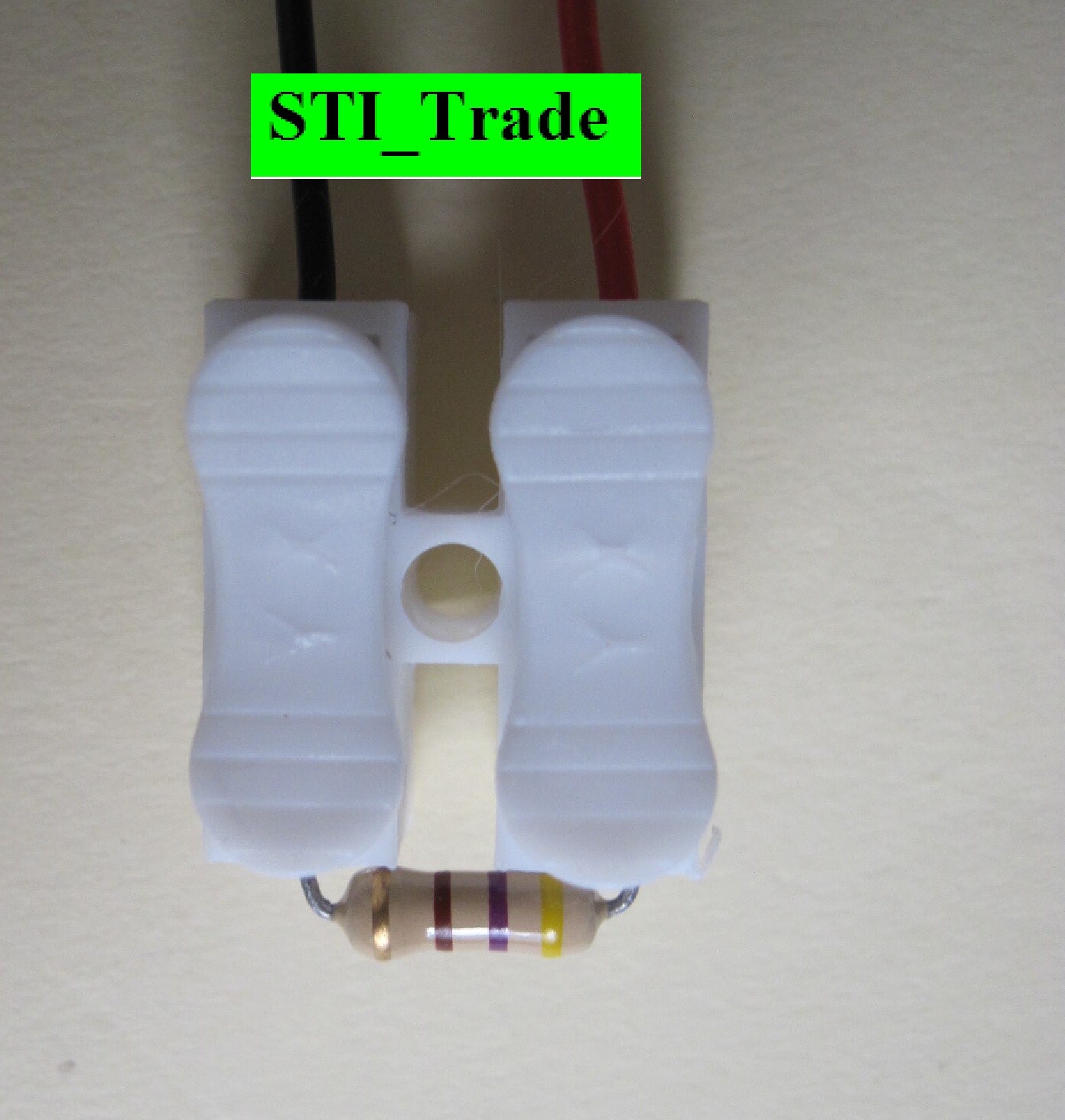470 Ohm Resistor + Connector to Power Bypassed or Secondary Alternator