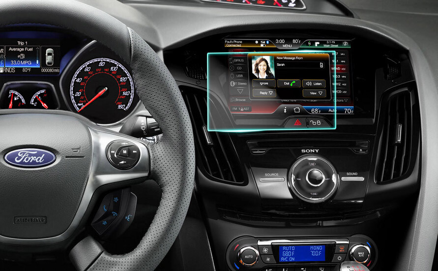 Crystal Clear Screen Protector for 2013 Ford Focus Vehicle Navigation