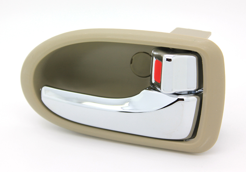 New Tan & Chrome Inside Interior Door Handle RH FRONT / FOR 2000-06 MAZDA MPV