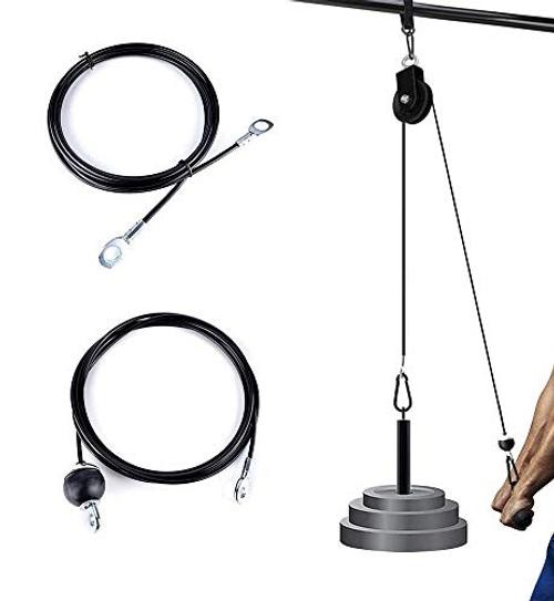 Fitness Pulley Cable,Replacement Cable Machine Accessories,Cable 39" Type-B