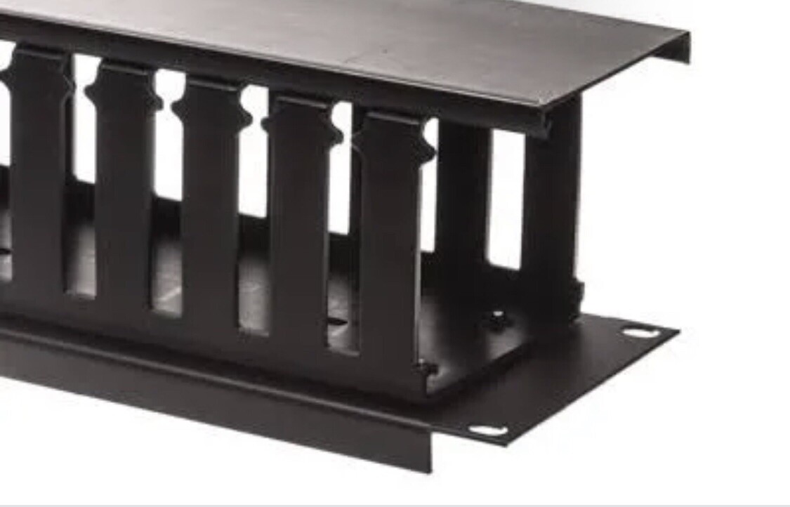 MIDDLE ATLANTIC PRODUCTS | PHCM-2-3 Plastic Cable Manager, 2 RU, 3"D Free Ship