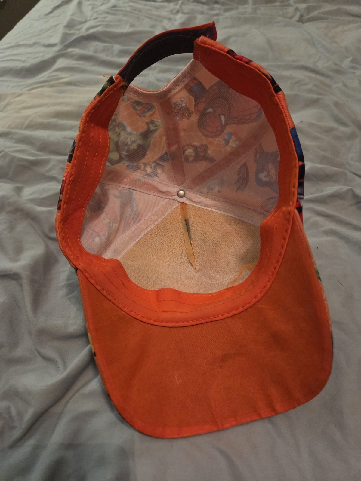 Marvel Avengers Boys Adjustable Orange Cap - Excellent Condition!!