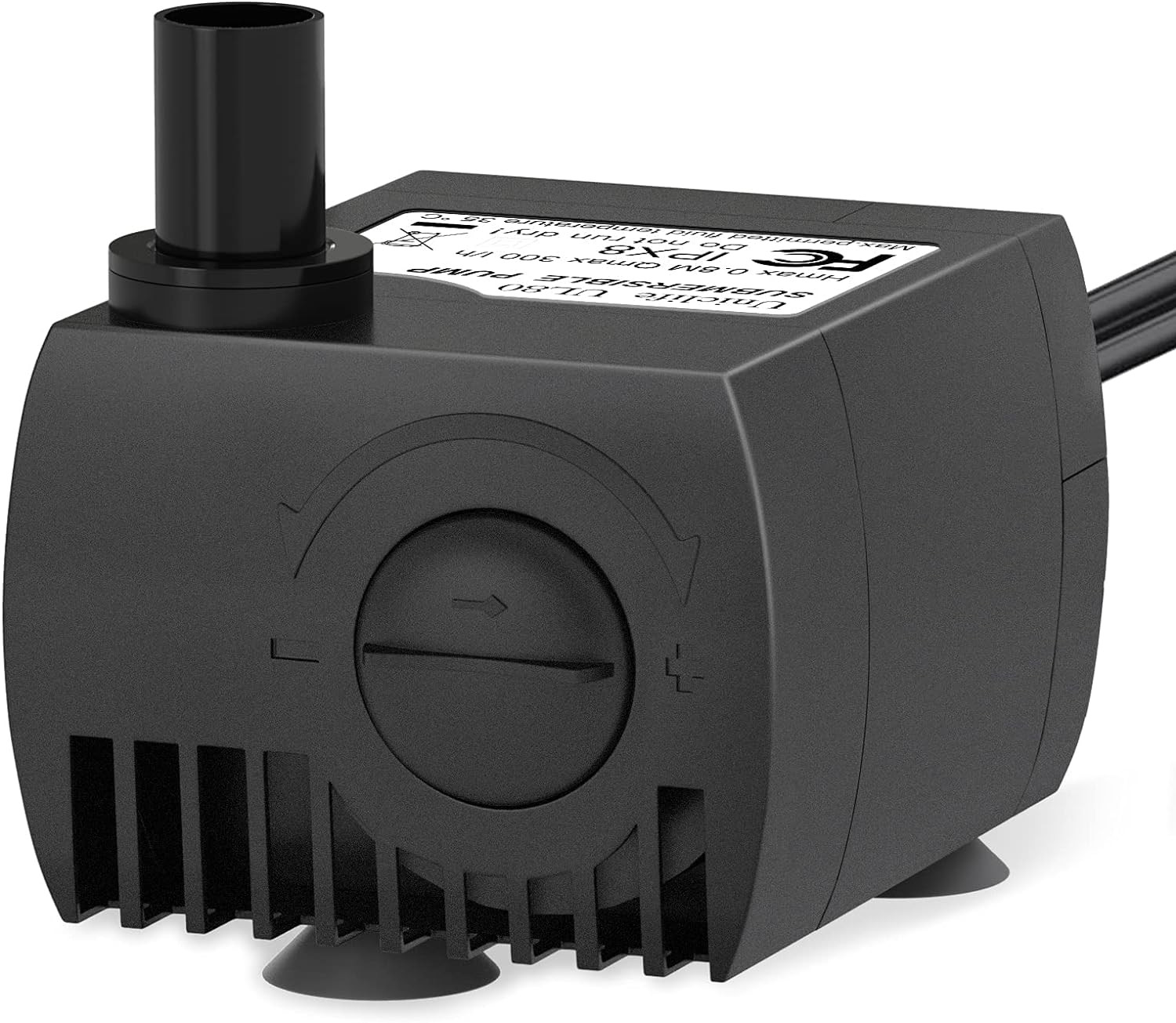 80 GPH Submersible Water Pump 4W 2.4Ft High Lift Quiet Pump for Fountain Aqua...