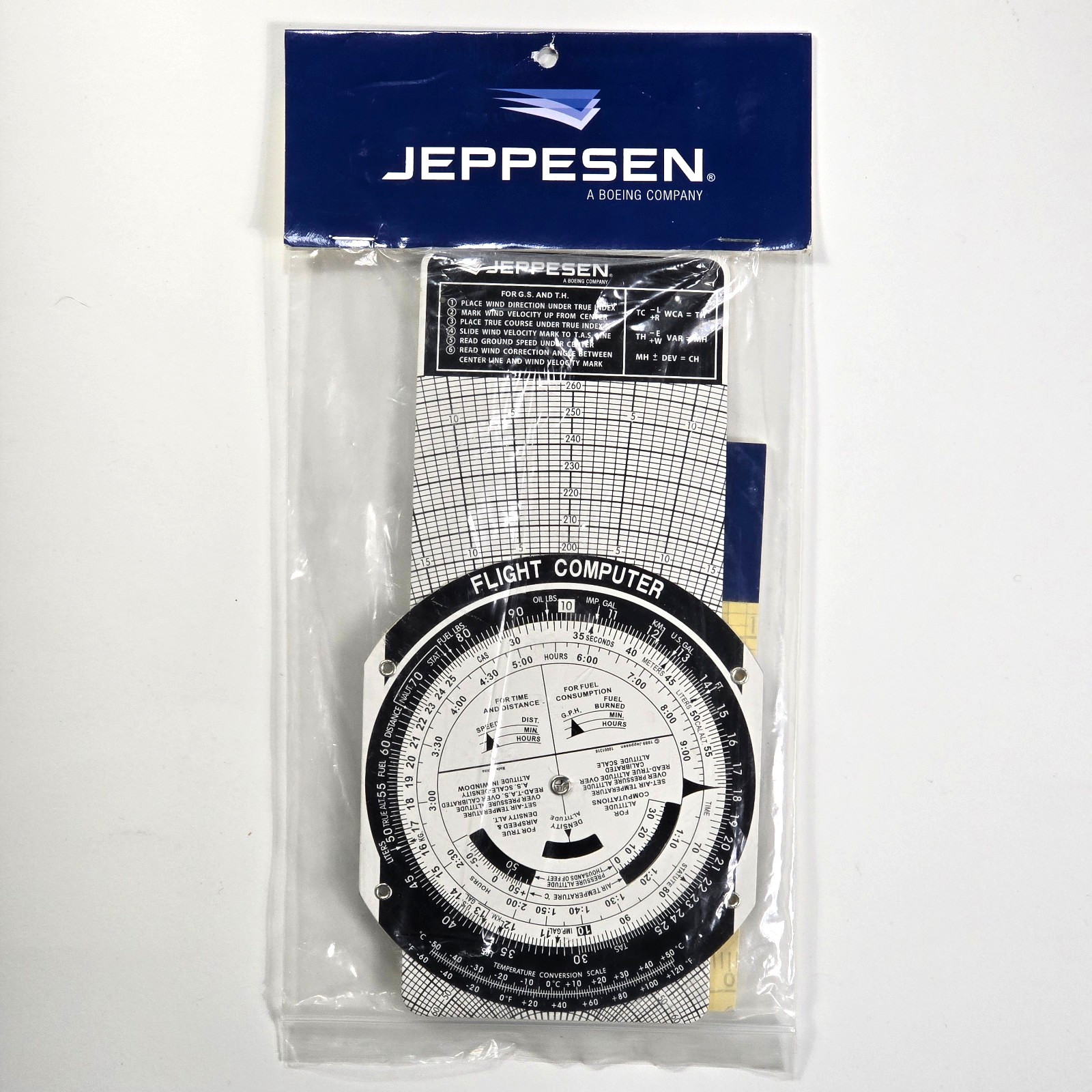 New Jeppesen CSG Student Flight Computer E6-B Type – MPN 10001316, Model J