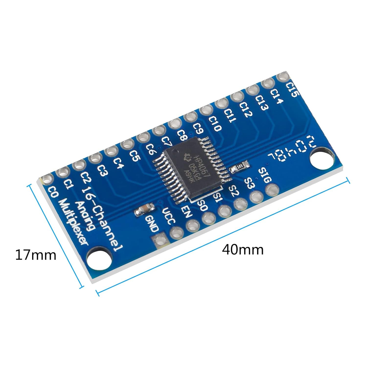 12PCS CD74HC4067 16-Channel Analog Digital Multiplexer Breakout Board Module 2V-