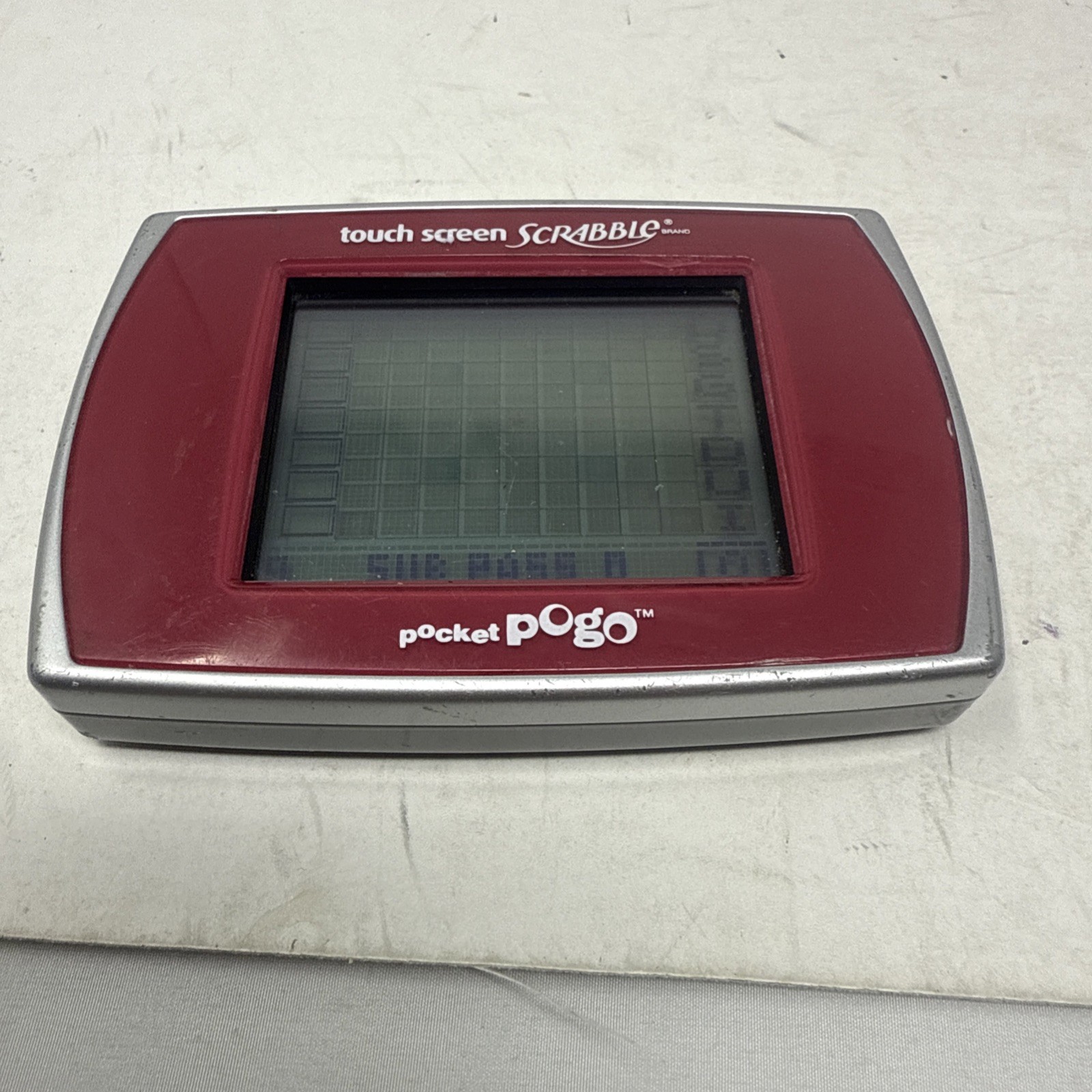 Pocket Pogo Touch Screen Scrabble 2009 Works Travel Size Works!