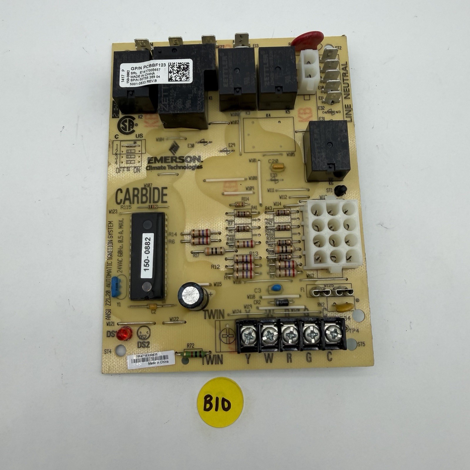 Goodman Amana PCBBF123 50T55-289-04 Furnace Control Circuit Board 150-0882