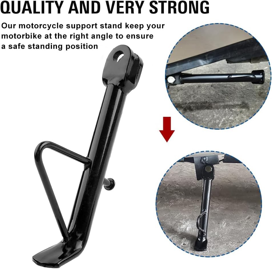 Three T 16cm Universal Motorcycle Kickstand Foot Side Stand Support For ATV Pit