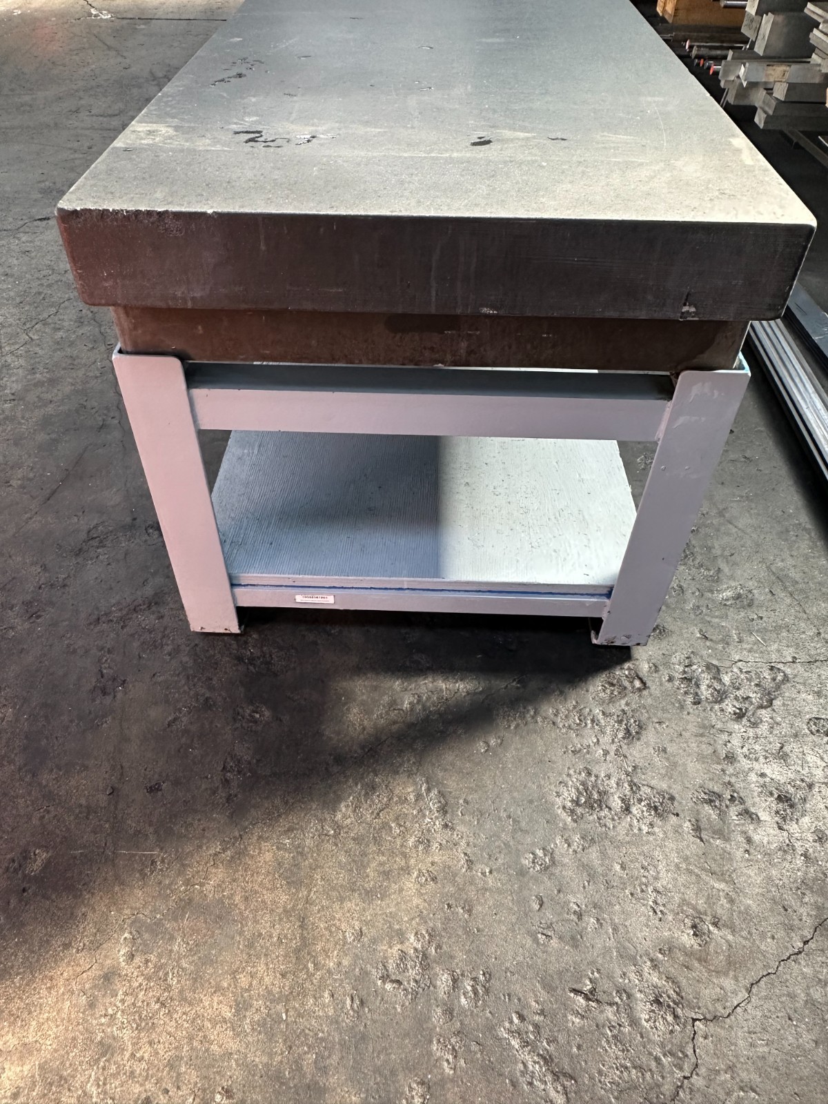 72"x48"x12" Esterline Collins Granite Inspection Table w Stand CNC Surface Plate