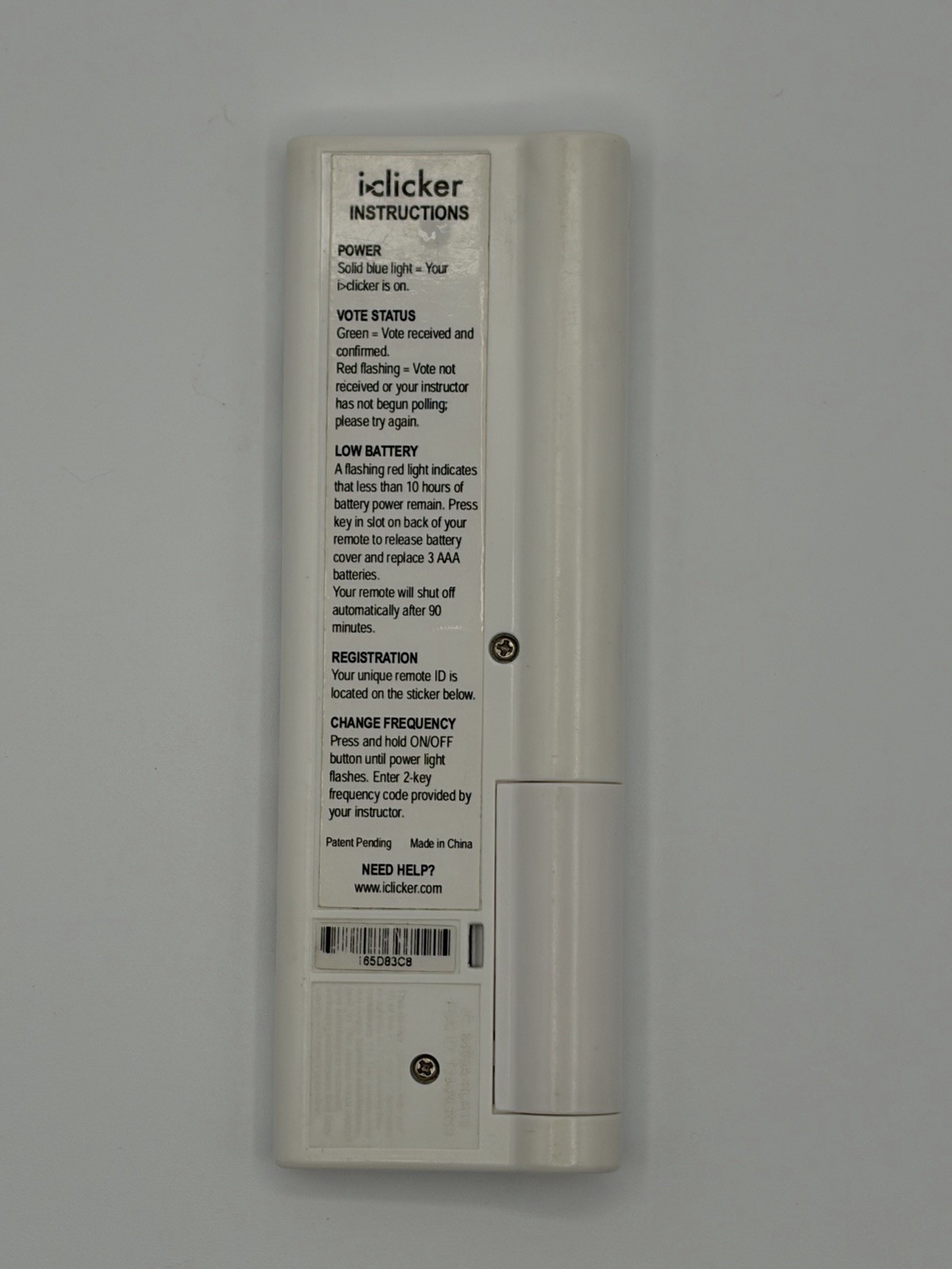 iClicker 1st Generation Student Response Classroom Remote Tested Working OEM