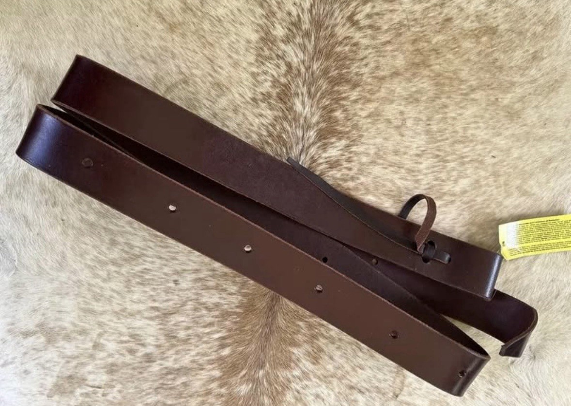 Latigo Leather 5’ Western Saddle Cinch Tie Strap New Horse Tack