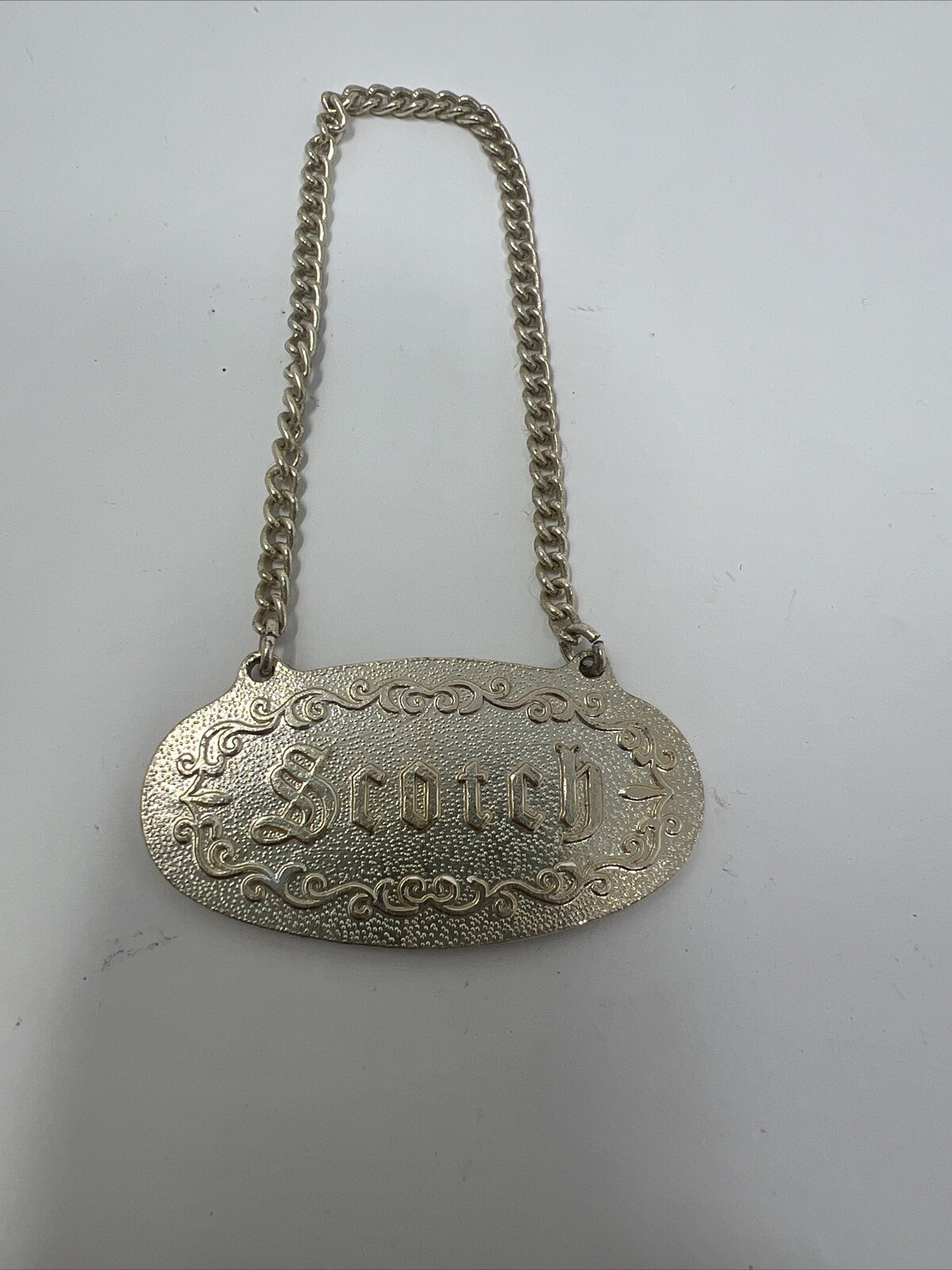 Reversible Scotch / Gin Liquor Bottle Tag
