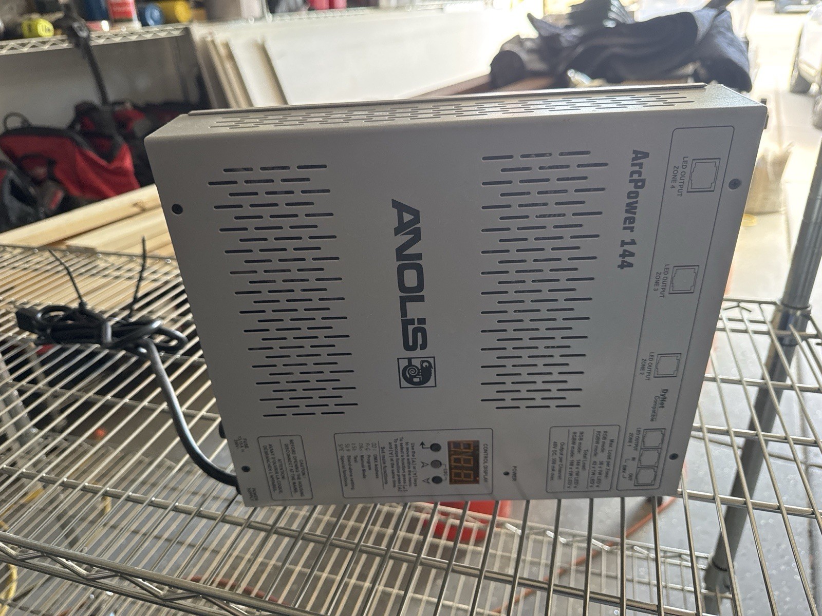Anolis ArcPower 144 DMX LED Driver Cont Power Supply Architectural Lighting