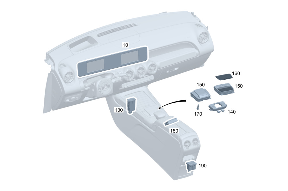 Genuine Mercedes-Benz Connection Unit 247-820-63-01
