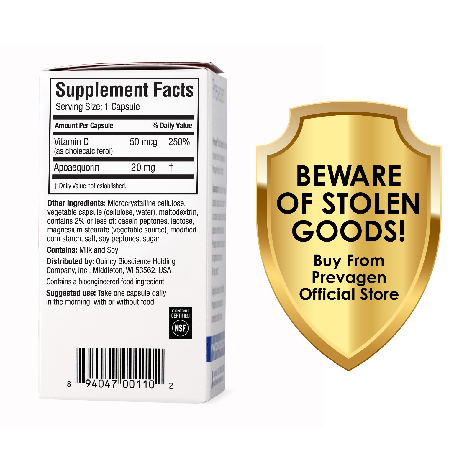 Prevagen Extra Strength 20mg Capsules - 30 Count - 2 Pack (60-Day Supply)