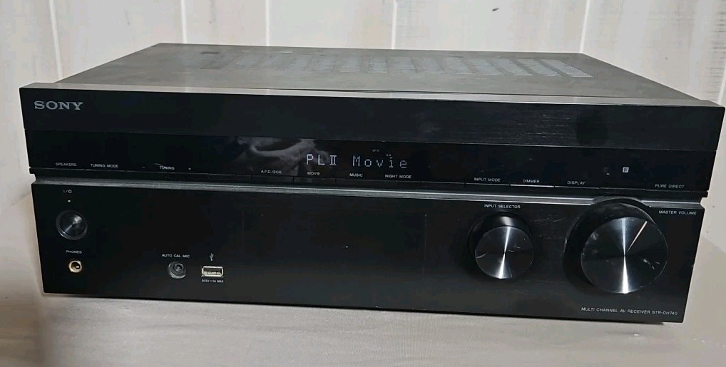 Sony STR-DH740 7.2 Ch Multi Channel AV Receiver 240W Black 2013 (no remote)