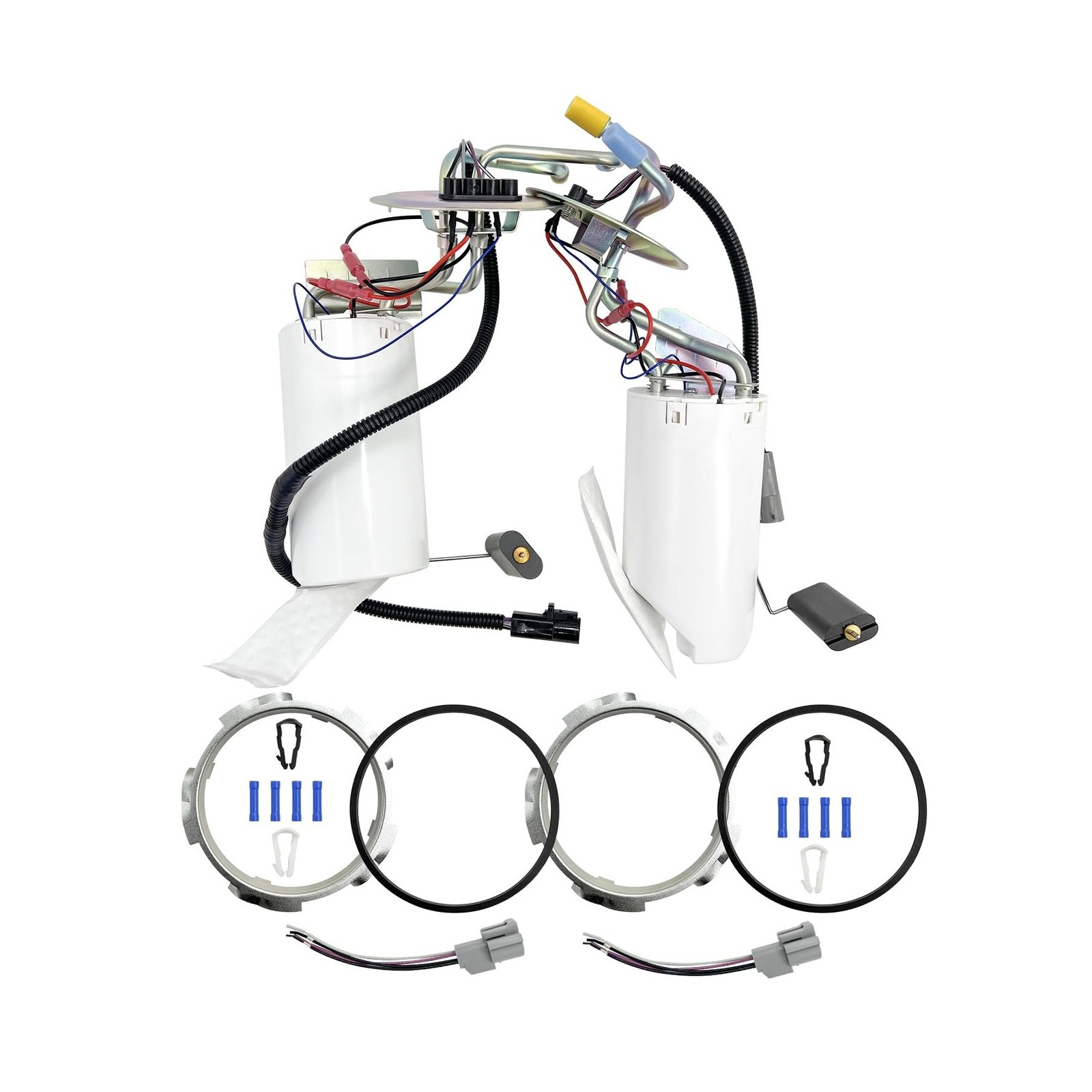 Front & Rear Fuel Pump Assembly Compatible with Ford F-150 F-250 F-350 1992 1...