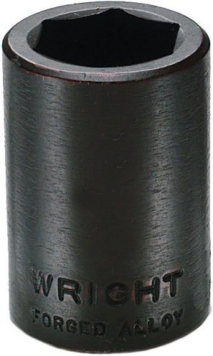 Wright Tool 4818 - 1/2Inch Drive 6 Point Standard Impact Socket - 9/16Inch