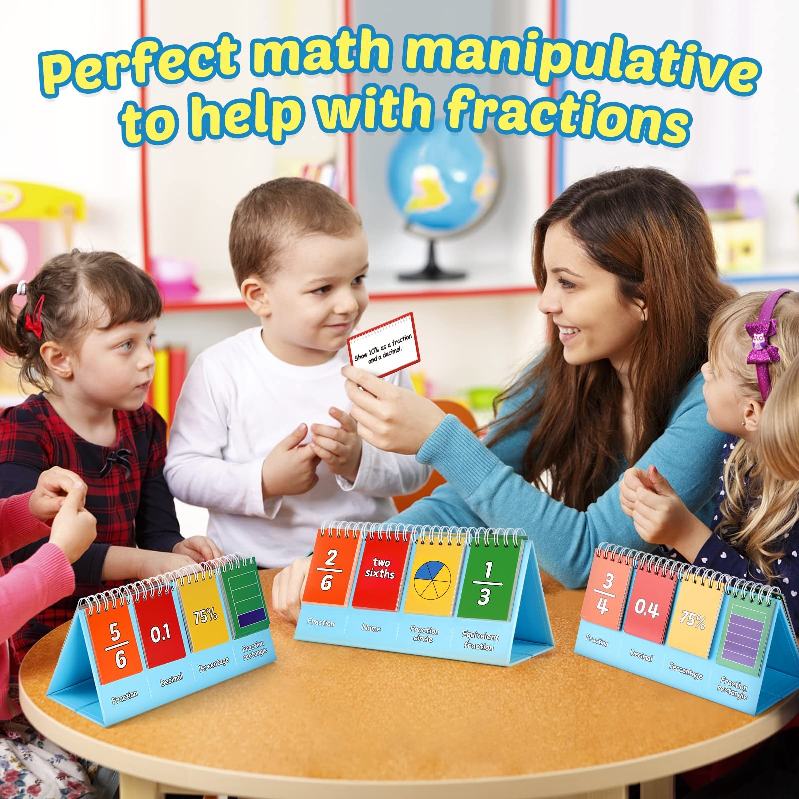 Fraction Manipulatives For Elementary School Fraction Circles & Percentage & Dec