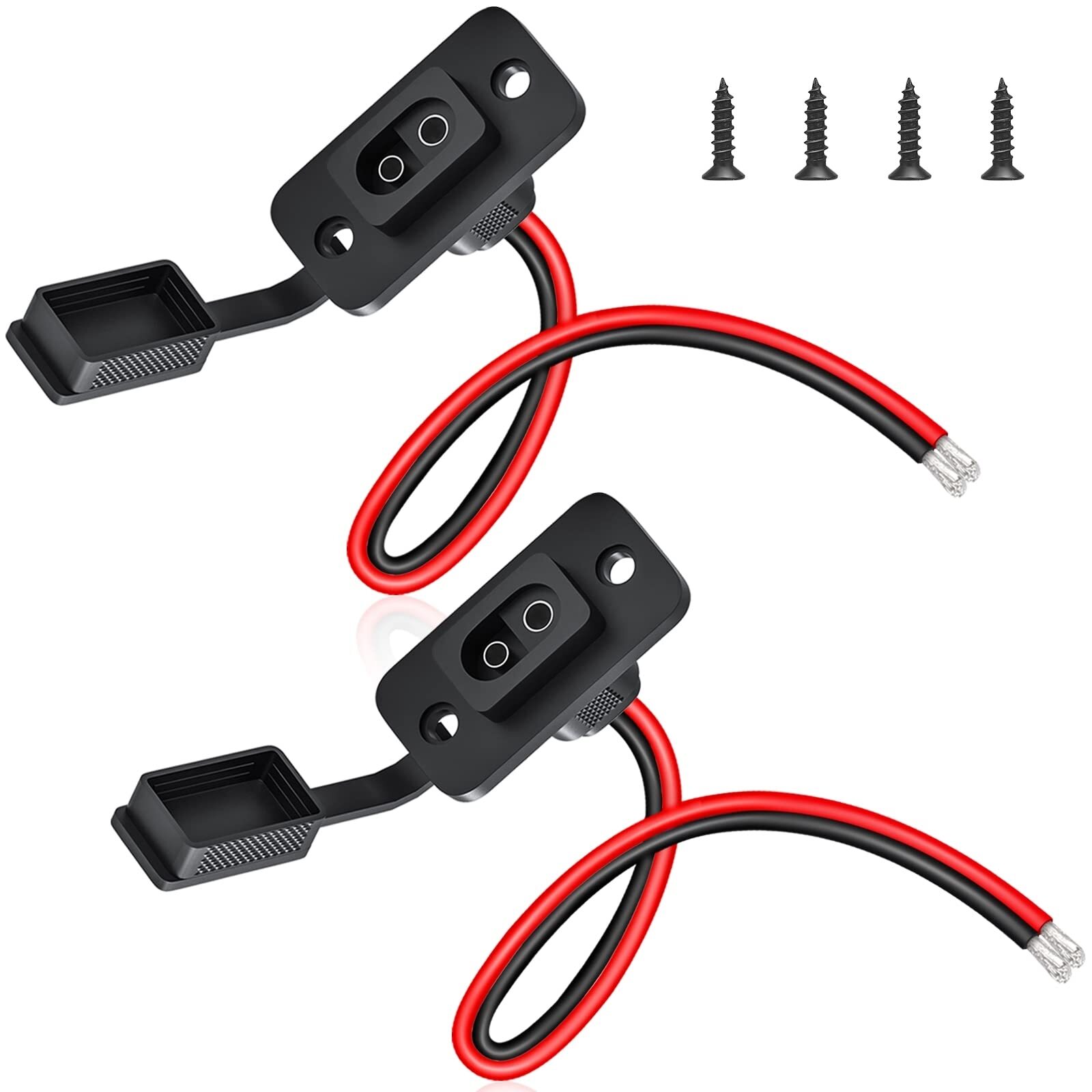 SAE Connector ELECTOP Rectangular SAE Power Socket Sidewall Port Weatherproof