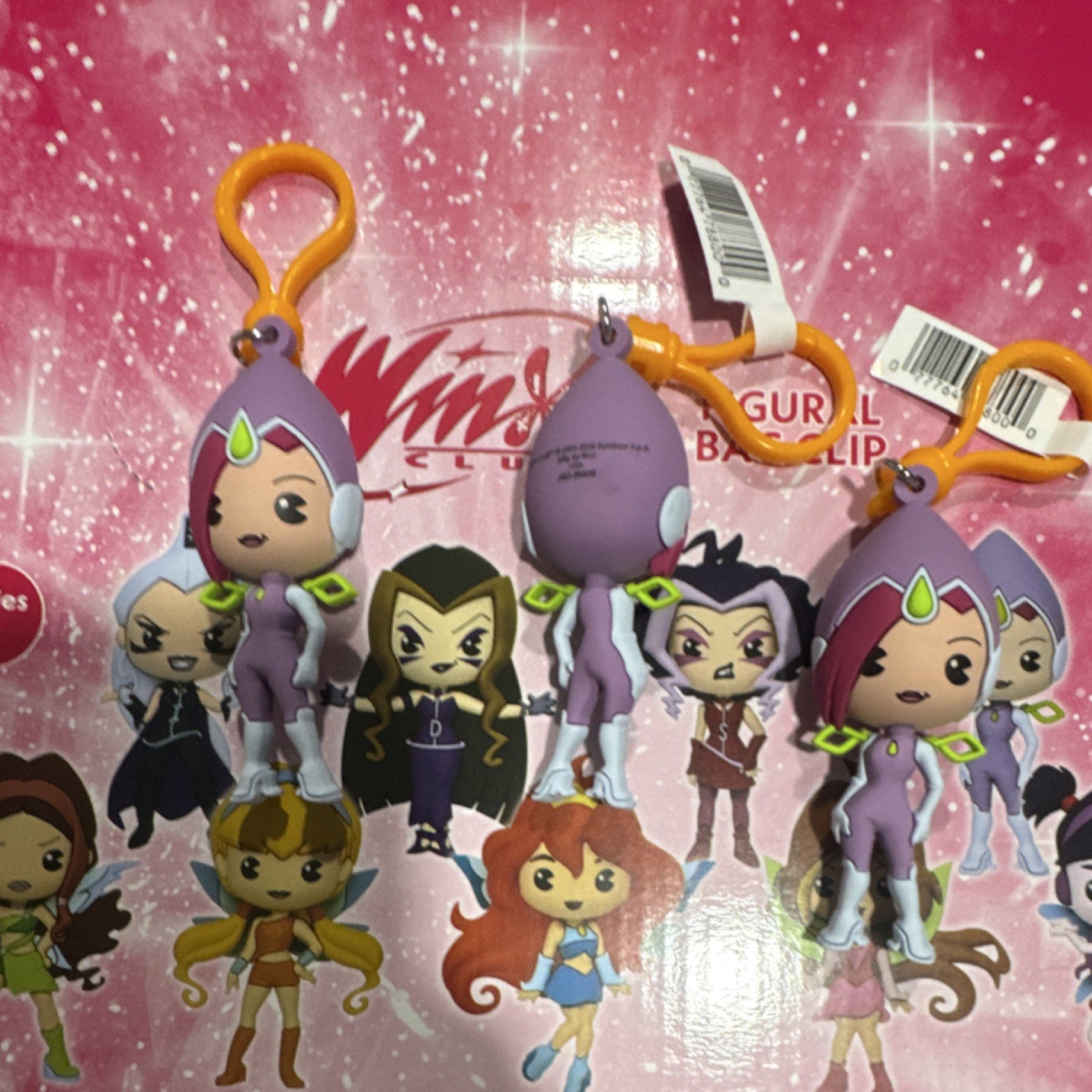 Winx Club Figural Bag Clip Keychains Series 1