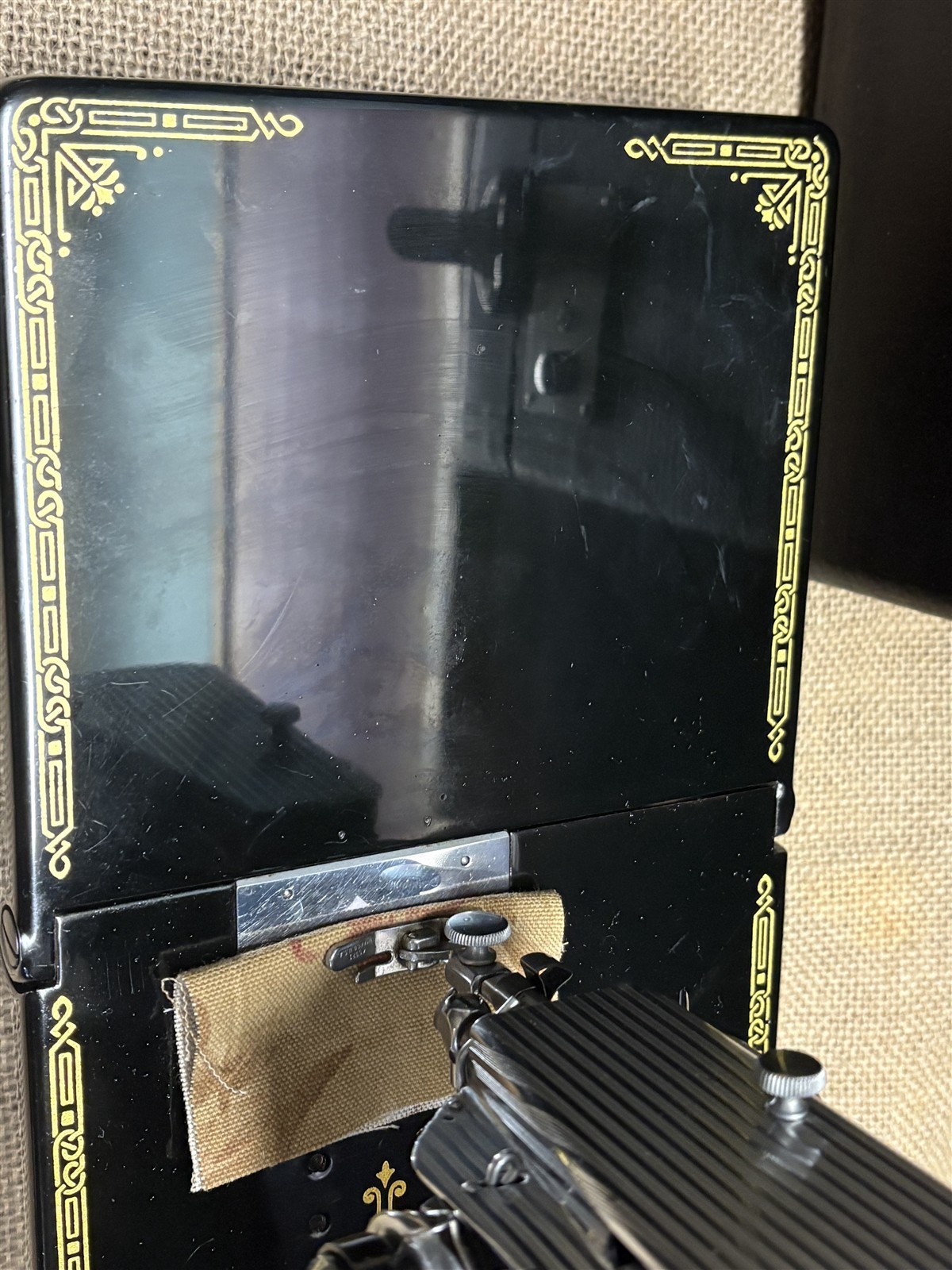 Singer Featherlight 221-1 sewing machine, Centennial edition 1951, pretty
