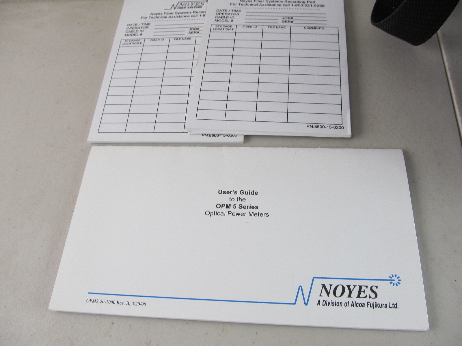 NOYES FIBER OPTIC TEST EQUIPMENT OLS 1 DUAL + OLS 2 DUAL + OPM5-2C w/ Case