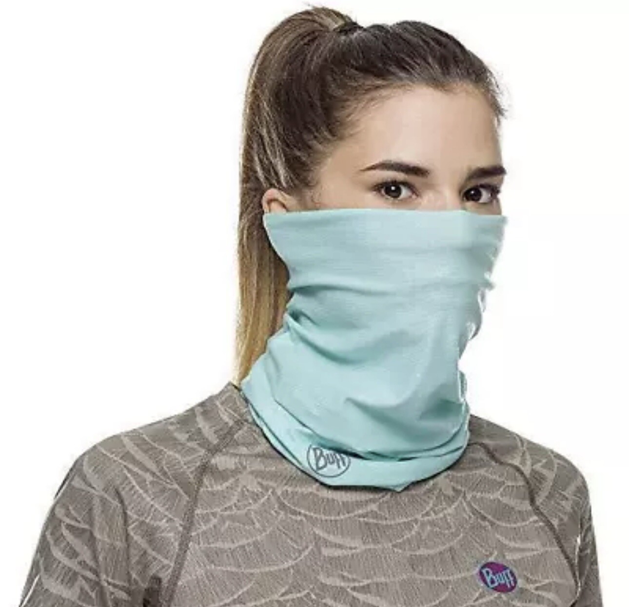 Buff Gaitor Multifunctional Headwear Solid Pool Blue Coolnet UV+