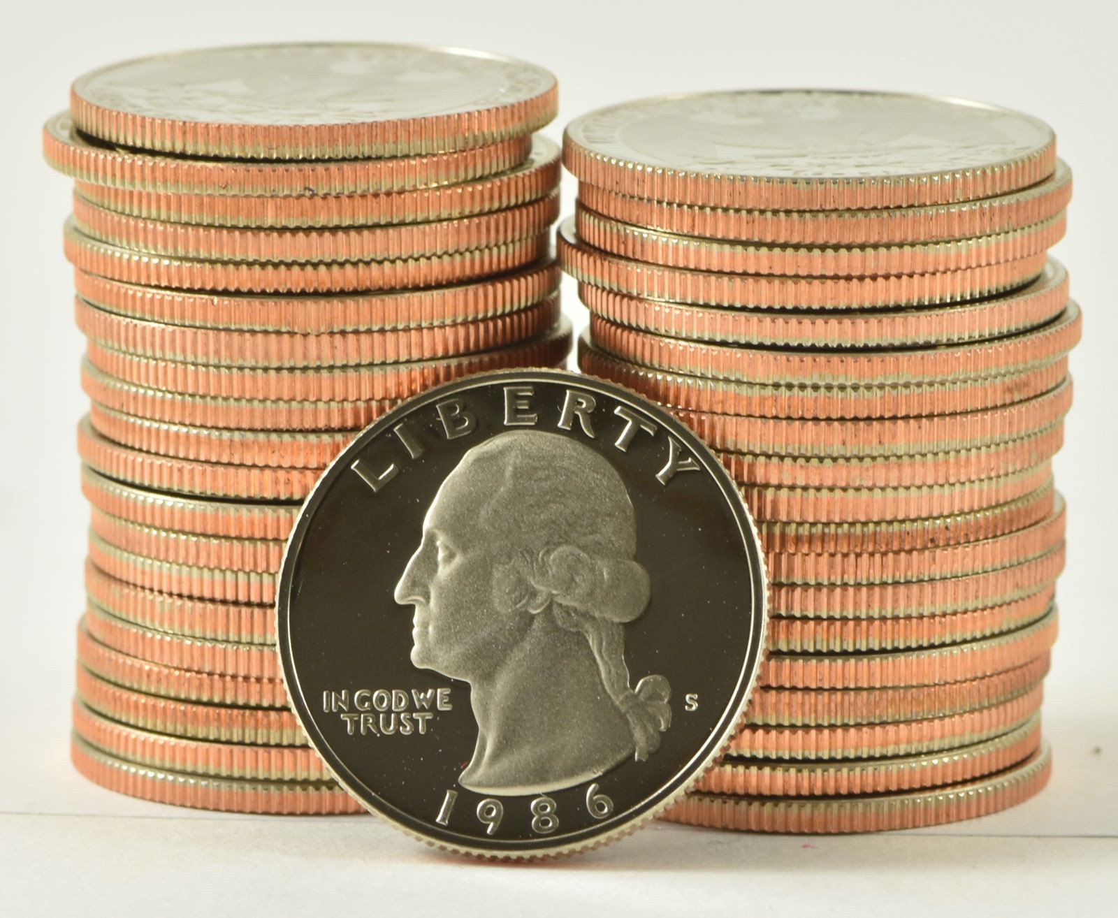 1986-S Washington Quarter CLAD Proof