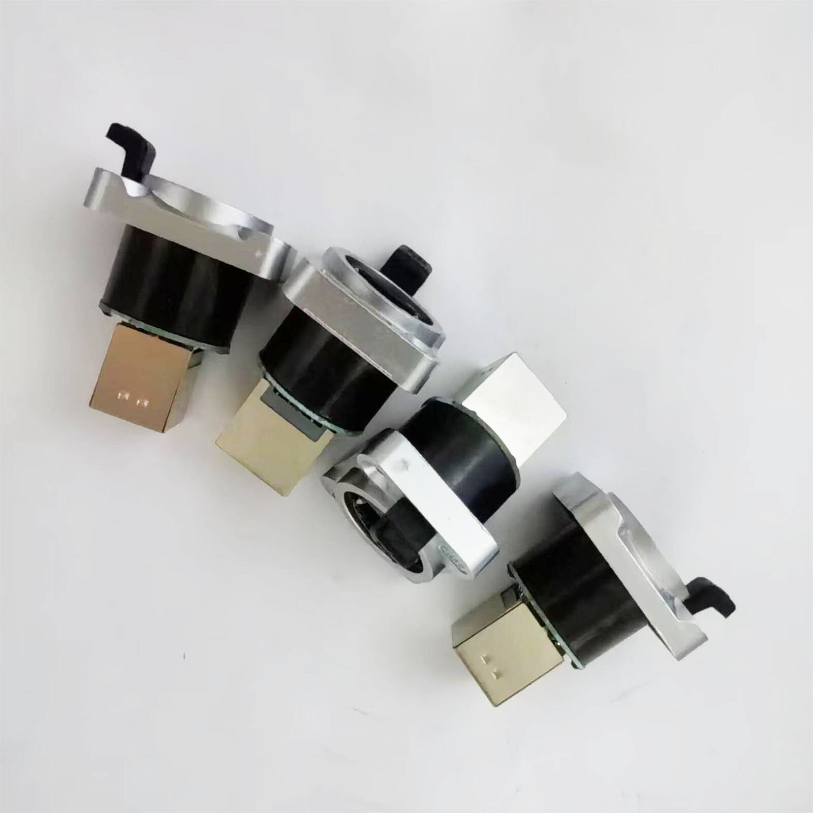 4× CAT5/6 RJ45 Feed-through Ethercon Chassis Panel Mount RJ45 Connector System