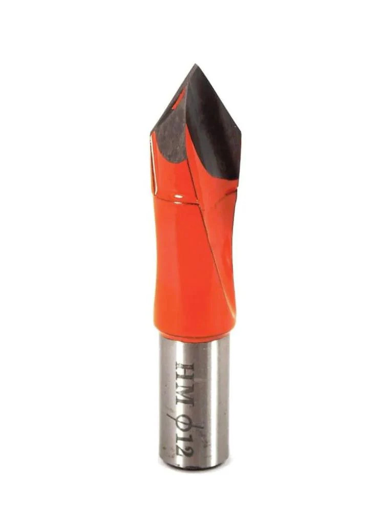 Whiteside DT12-57LH Left Hand V-Point Dowel Drill 12mmCD, 57mmOAL