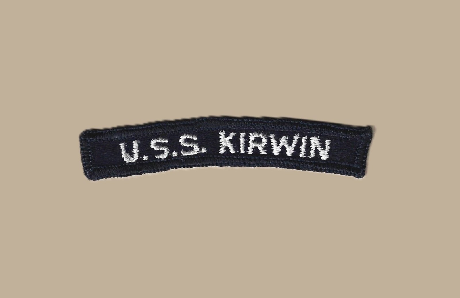 US Navy APD-90 USS Kirwin High Speed Transport UIM Shoulder Rocker Tab (01)