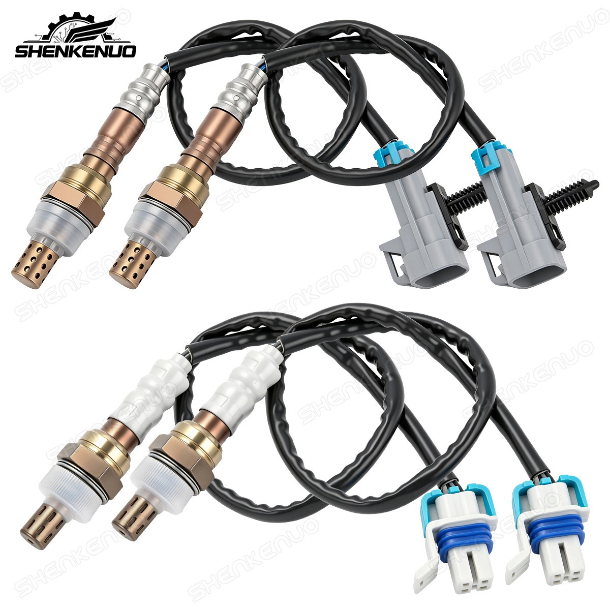4PCS Oxygen O2 Sensors Direct Fits for Chevy GMC V8 4.8/5.3/6.0/6.2L 2008-2014