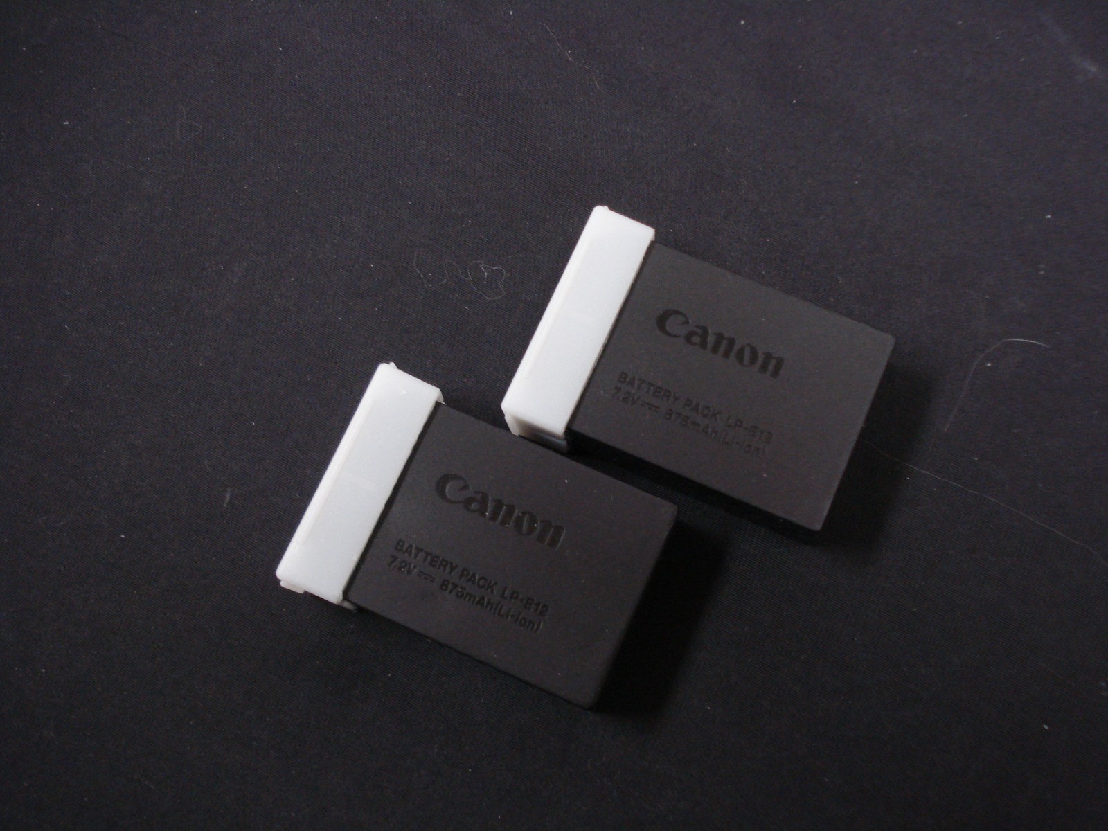 Pack of 2 Genuine OEM LP-E12 Battery for Canon EOS M M2 M10 M50 M100 100D LP-E12