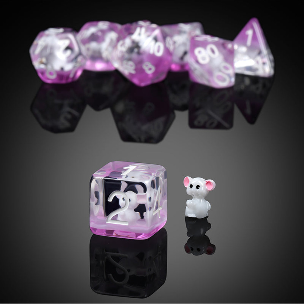 Resin Dice Set (7pcs) [Mouse]