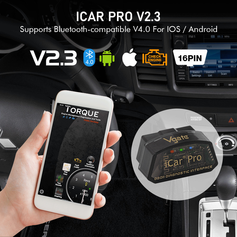 Bluetooth 4.0 Vgate iCar Pro BIMMERCODE Coding For BMW IOS Android OBD2 Scanner