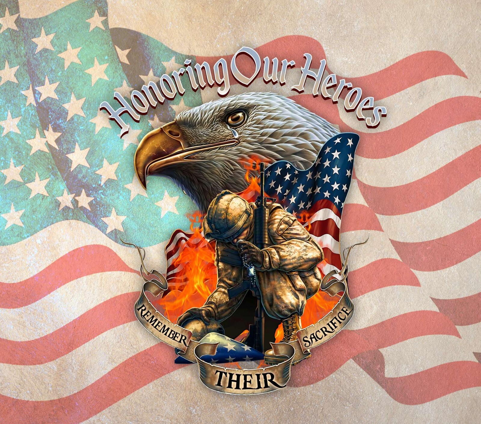 Our Heroes, Mouse Pad, Sublimated, Can Personalize, Made to Order (mp97)