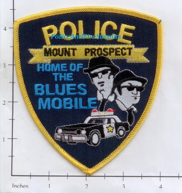 Illinois - Mount Prospect IL Police Dept Patch - Home of the Blues Mobile