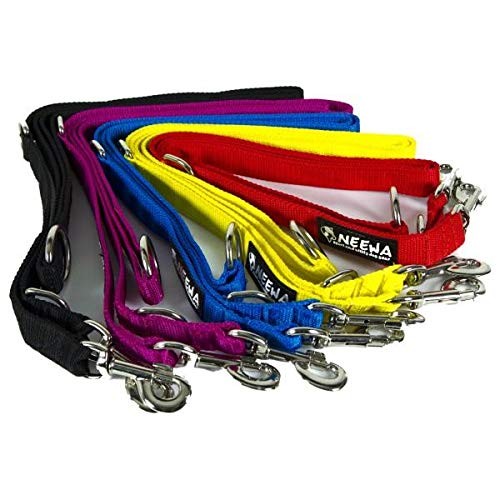 Adjustable Dog Leash 2m/6.5ft Black