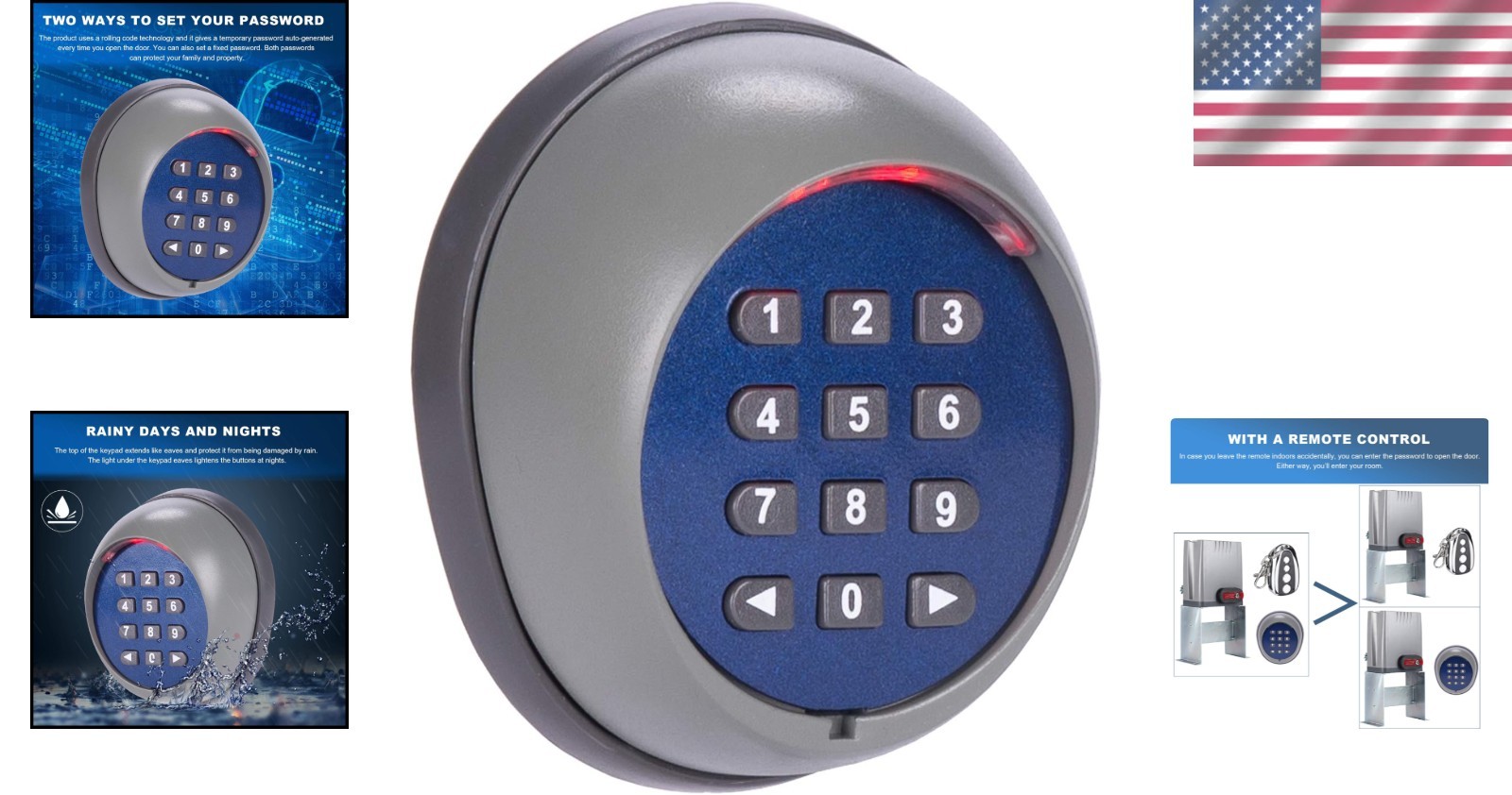 Smart Wireless Keypad for Sliding Gate Opener