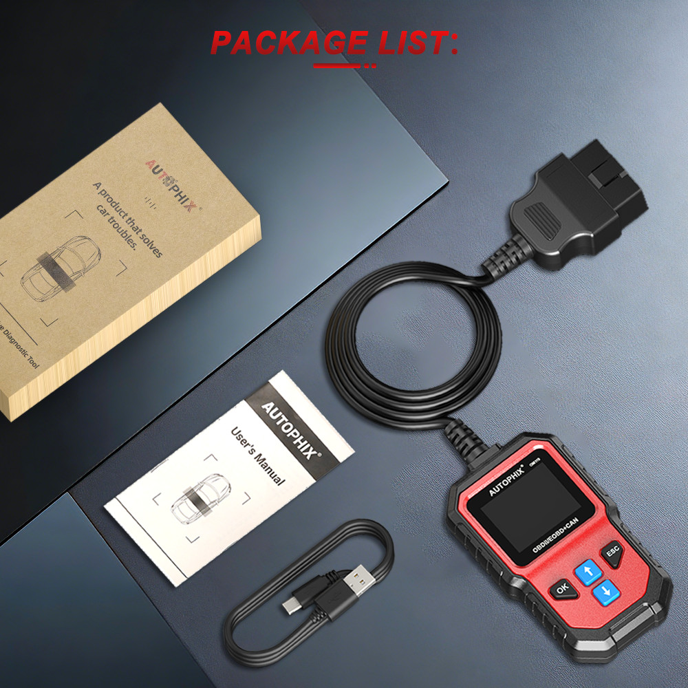 1996+ Car OBD2 Diagnostic Scanner Live Data Trouble OBD Code Reader Battery Test