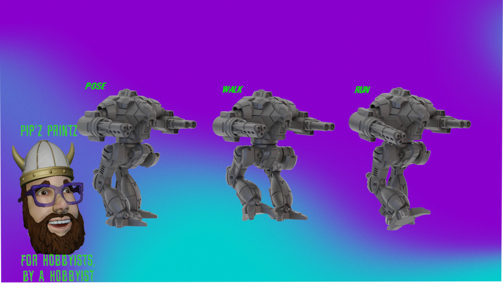 Jade Phoenix Alternate Mech Model For Battletech 6mm-10mm-15mm Multiple Poses!