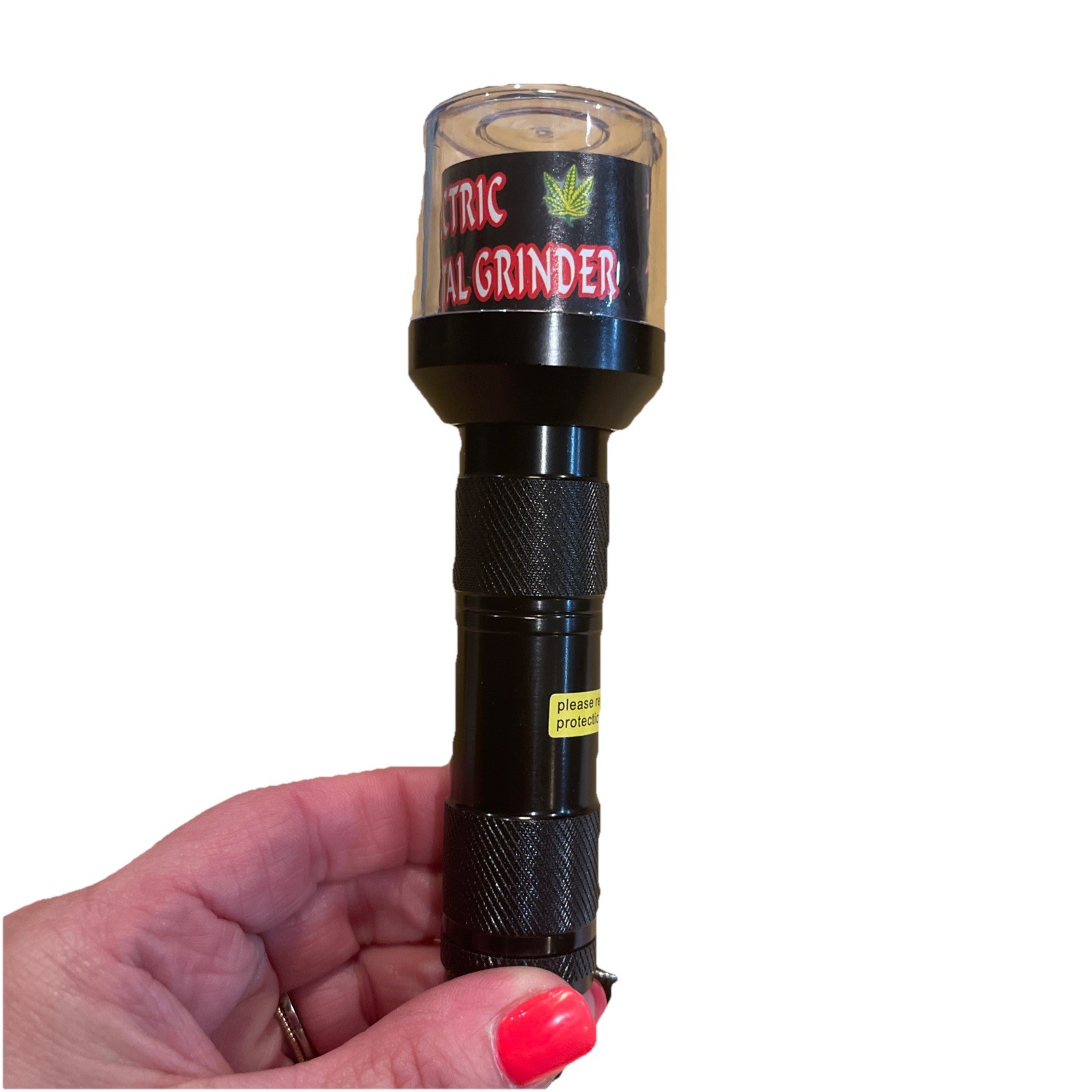 Electric Grinder, Creative Flashlight Shape, A Good Tool for Crushing Tobaco
